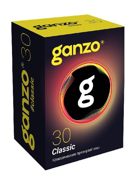 Классические презервативы с обильной смазкой Ganzo Classic - 30 шт. от Ganzo