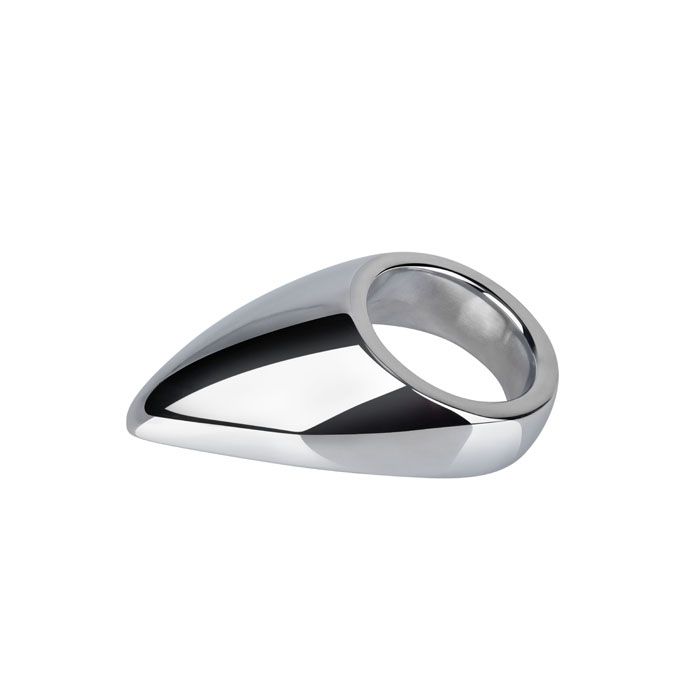 Эрекционное кольцо с металлическим языком Teadrop (размер S) от Erotic Fantasy