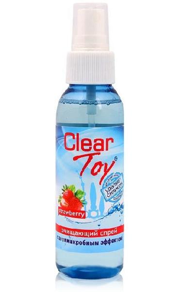 Очищающий спрей для игрушек CLEAR TOY Strawberry - 100 мл. от Биоритм