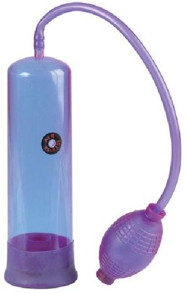 Фиолетовая вакуумная помпа E-Z Pump от California Exotic Novelties