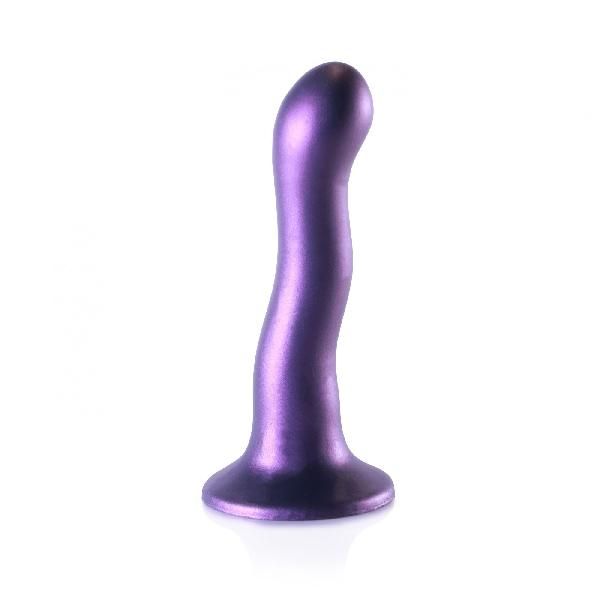 Фиолетовый фаллоимитатор Ultra Soft - 18 см. от Shots Media BV