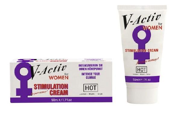Стимулирующий крем для женщин V-activ - 50 мл. от HOT