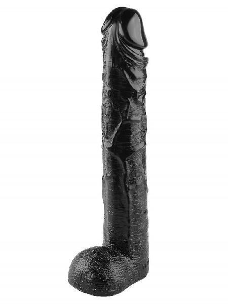 Черный фаллоимитатор-гигант - 44,5 см. от Сумерки богов