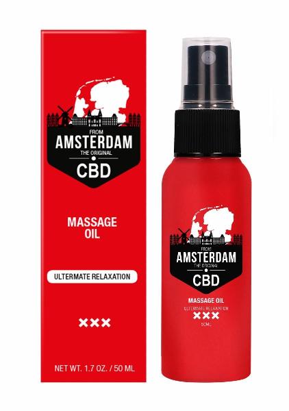 Стимулирующее массажное масло CBD from Amsterdam Massage Oil - 50 мл. от Shots Media BV
