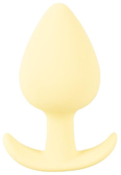Жёлтая анальная втулка Mini Butt Plug - 6 см. от Orion