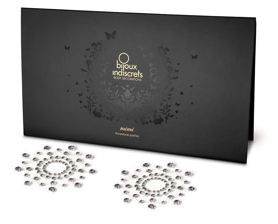 Серебристые накладки на соски Mimi  от Bijoux Indiscrets