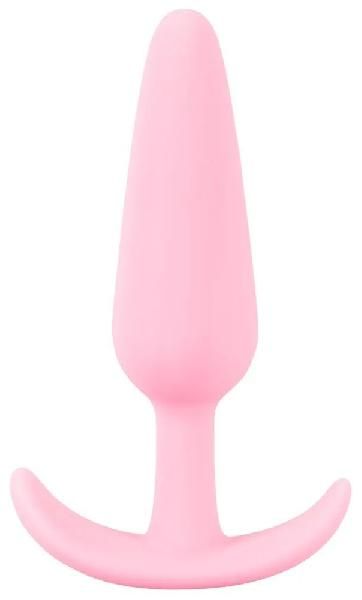 Розовая анальная втулка Mini Butt Plug - 8,4 см. от Orion