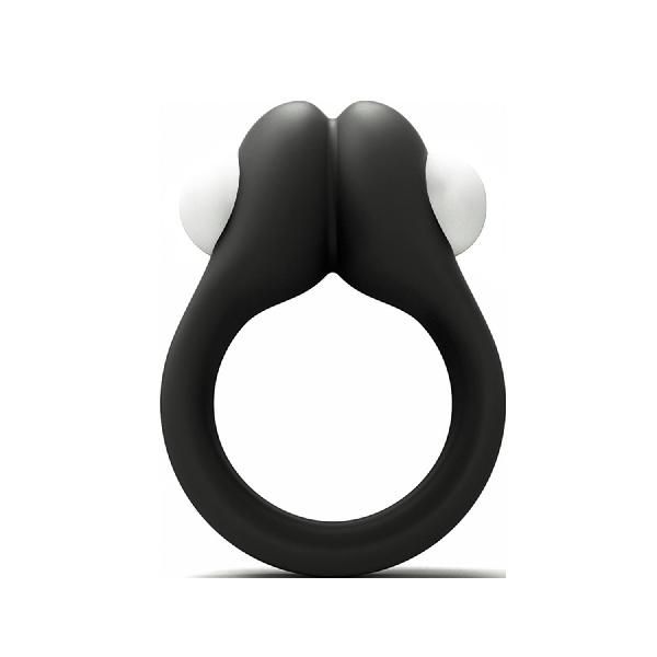Черное эрекционное кольцо Zippy Vibrating Ring With Bullet от Adrien Lastic