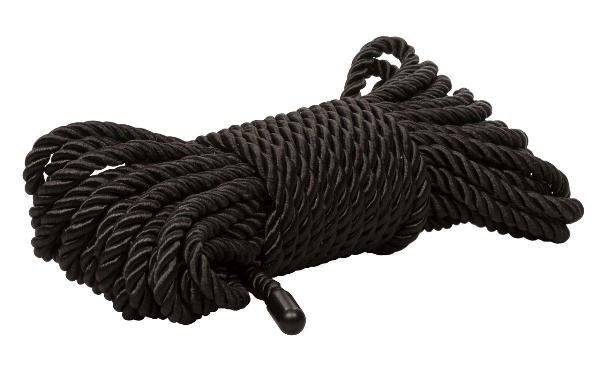 Черная веревка для бондажа BDSM Rope - 10 м. от California Exotic Novelties