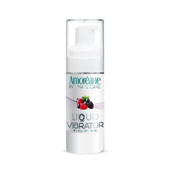 Жидкий вибратор со вкусом лесных ягод  Amoreane Berries - 30 мл. от Amoreane