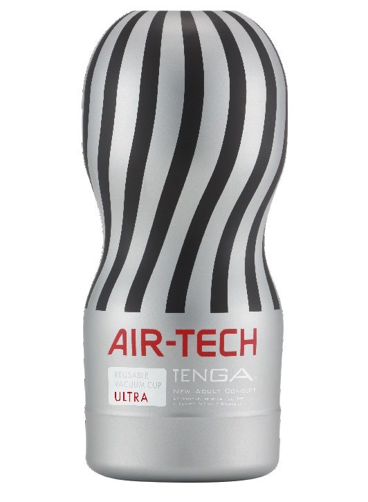 Серый мастурбатор Reusable Vacuum CUP ULTRA от Tenga