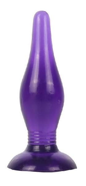 Фиолетовая анальная втулка - 15 см. от Bior toys