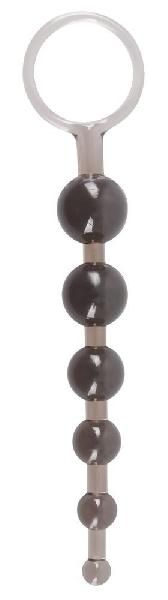 Дымчатая анальная цепочка Anal Beads - 20,5 см. от Orion