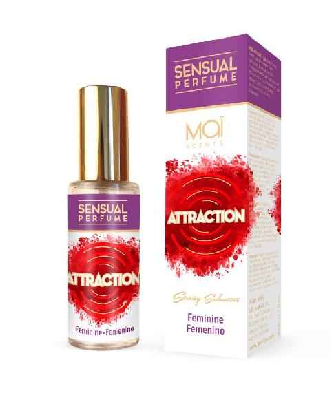 Женская парфюмированная вода FEMININE PERFUME WITH SENSUAL ATTRACTION - 30 мл. от Mai cosmetics