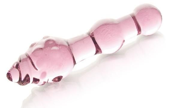 Розовая вагинальная втулка - 16 см. от Sexus Glass