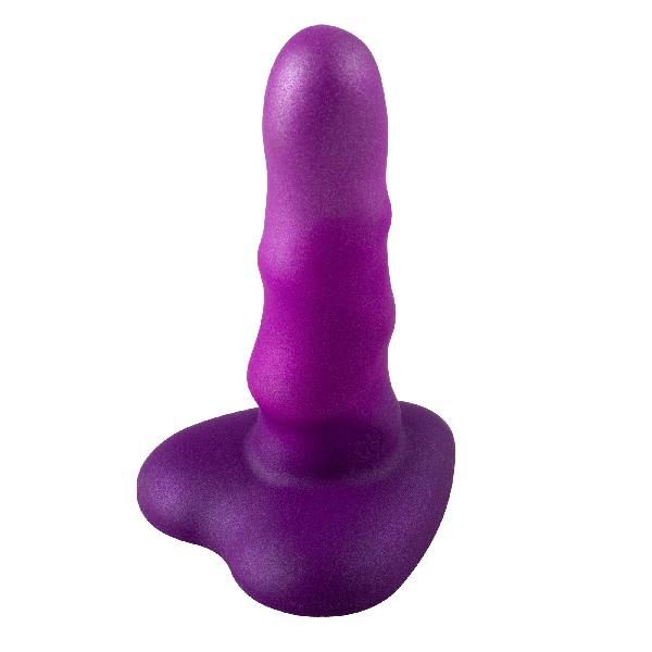 Фиолетовый нереалистичный дилдо Unicorn Max - 12,5 см. от Lola Games