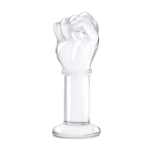 Стеклянный плаг в форме сжатой в кулак руки 5’’ Glass Fist Butt Plug - 13 см. от Glas