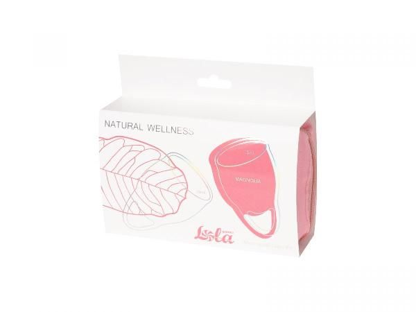Набор из 2 розовых менструальных чаш Magnolia от Lola toys