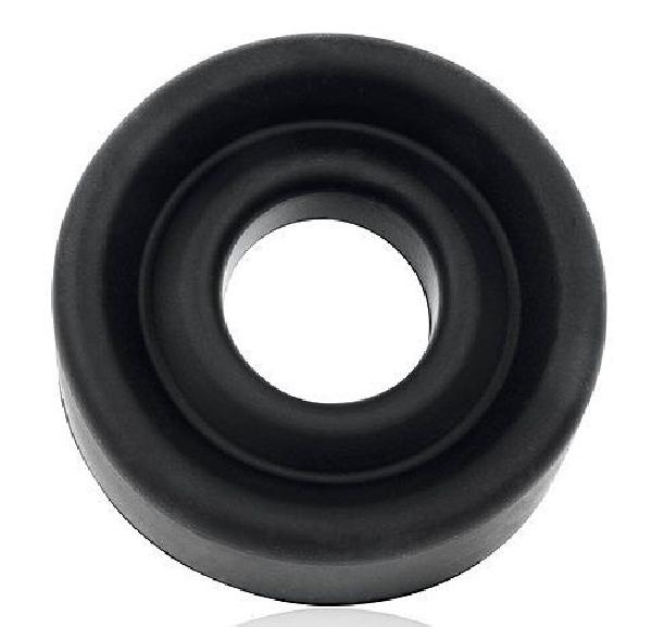 Чёрная силиконовая насадка на помпу размера M от Bior toys