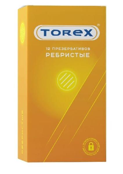 Текстурированные презервативы Torex  Ребристые  - 12 шт. от Torex