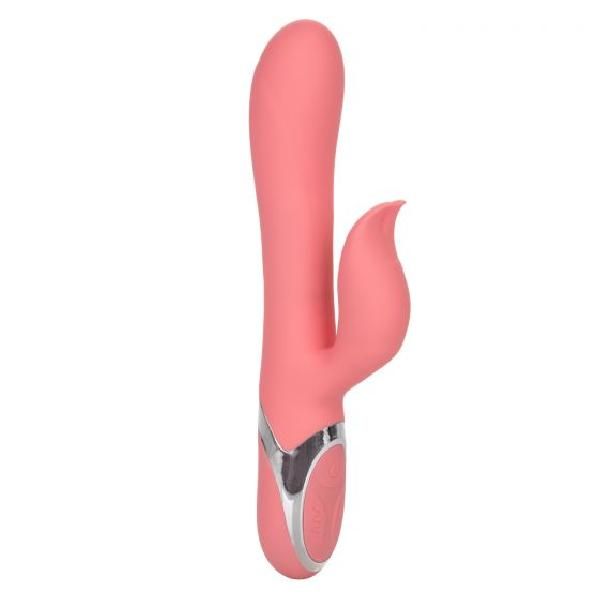 Коралловый перезаряжаемый вибратор-кролик Enchanted Tickler от California Exotic Novelties