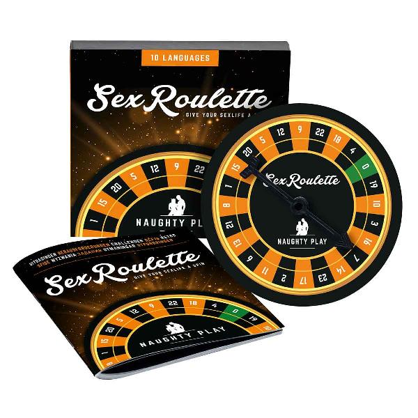 Настольная игра-рулетка Sex Roulette Naughty Play от Tease&Please