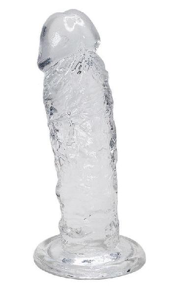 Прозрачный фаллоимитатор на присоске Majestic Jelly Dildo - 14,7 см. от Adrien Lastic