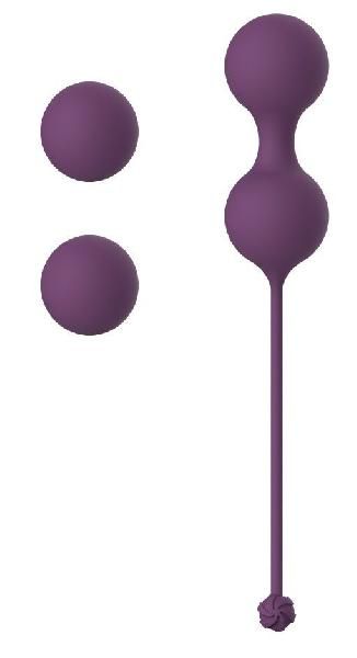 Набор фиолетовых вагинальных шариков Love Story Diva от Lola toys