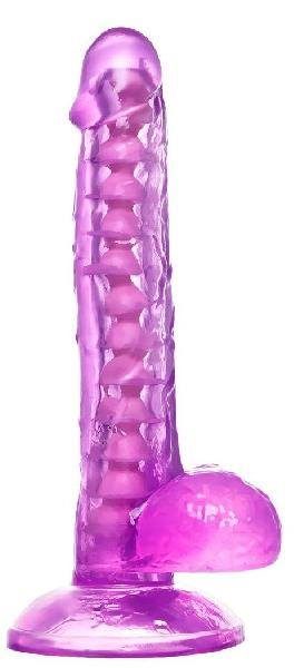 Фиолетовый реалистичный фаллоимитатор Celiam - 20,5 см. от A-toys