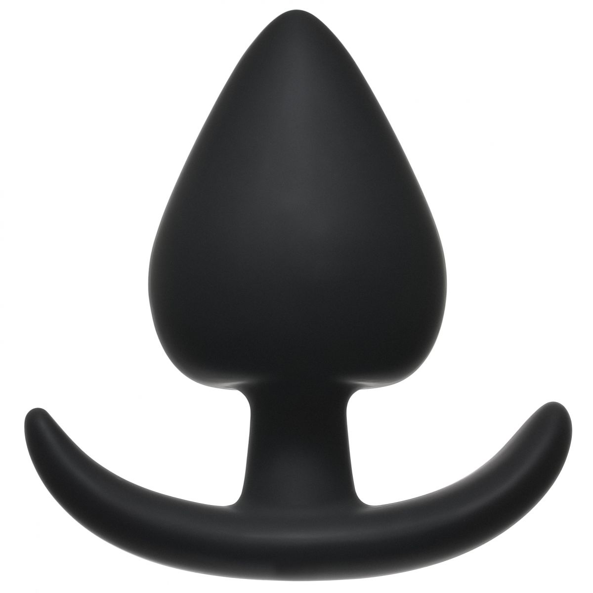 Чёрная анальная пробка Perfect Fit Plug Medium - 9 см. от Lola toys