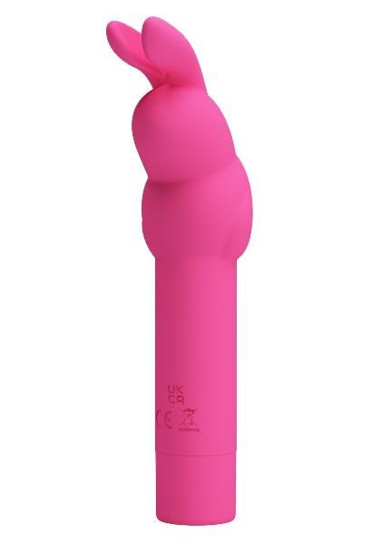Ярко-розовый вибростимулятор в форме кролика Gerardo от Baile
