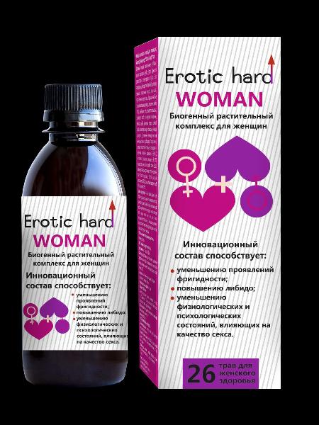 Женский биогенный концентрат для повышения либидо Erotic hard Woman - 250 мл. от Erotic Hard