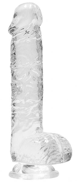 Прозрачный фаллоимитатор Realrock Crystal Clear 9 inch - 25 см. от Shots Media BV