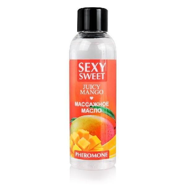 Массажное масло Sexy Sweet Juicy Mango с феромонами и ароматом манго - 75 мл. от Биоритм