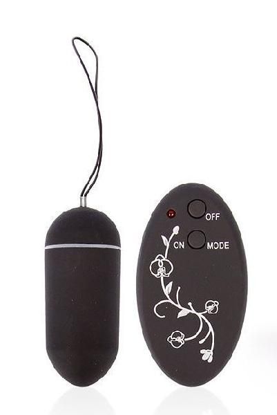 Черное виброяйцо Sexy Friend с 10 режимами вибрации от Bior toys