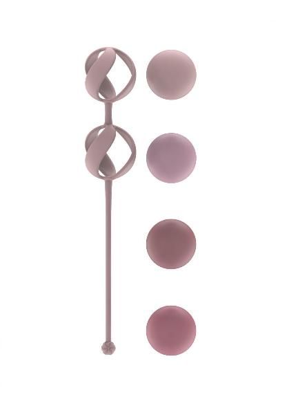 Набор из 4 розовых вагинальных шариков Valkyrie от Lola toys
