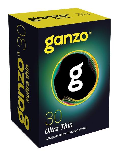 Супертонкие презервативы Ganzo Ultra thin - 30 шт. от Ganzo