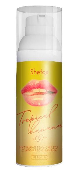 Интимная гель-смазка Shefox Premium «Тропический банан» - 50 мл. от Shefox