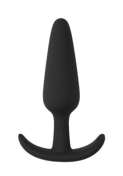 Черная анальная пробка для ношения Slim Butt Plug - 8,3 см. от Shots Media BV