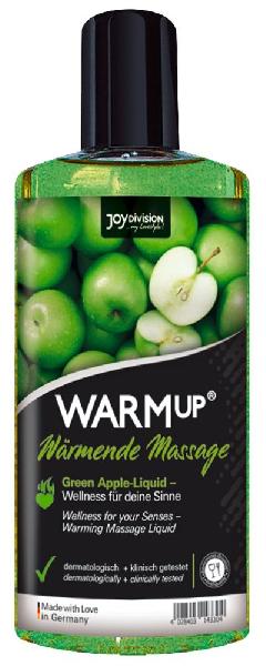 Массажное масло WARMup Green Apple с ароматом яблока - 150 мл. от Joy Division