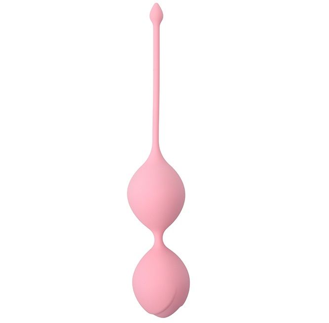 Розовые вагинальные шарики SEE YOU IN BLOOM DUO BALLS 36MM от Dream Toys