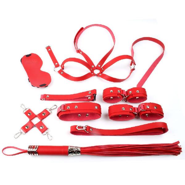 Красный набор БДСМ-девайсов Bandage Kits от Vandersex