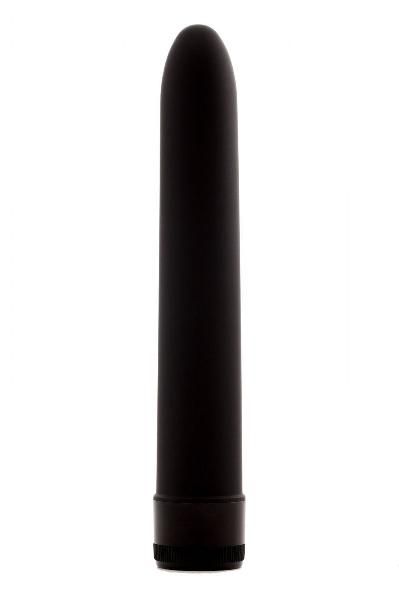 Черный классический вибратор - 17,5 см. от 4sexdreaM
