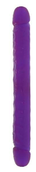 Двойной фиолетовый фаллоимитатор DOUBLE DONG LAVENDER - 30 см. от Seven Creations