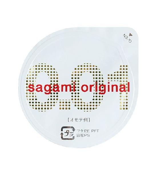 Супертонкий презерватив Sagami Original 0.01 - 1 шт. от Sagami