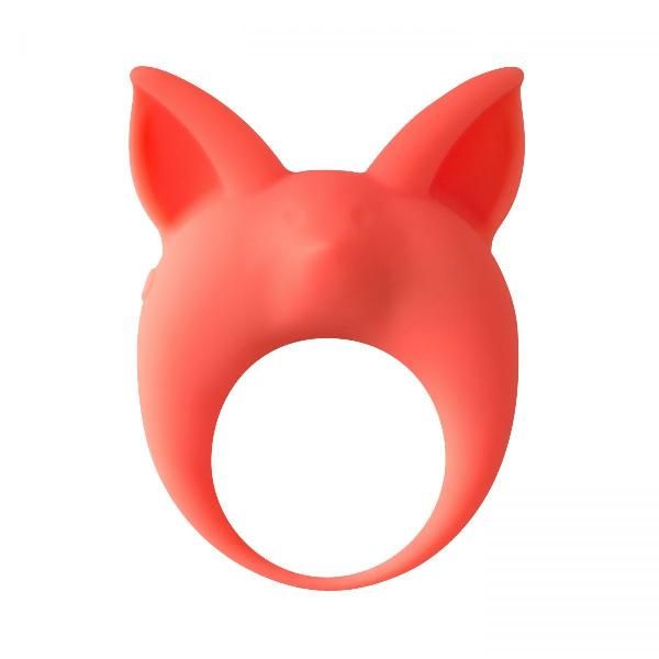 Оранжевое эрекционное кольцо Kitten Kyle от Lola toys