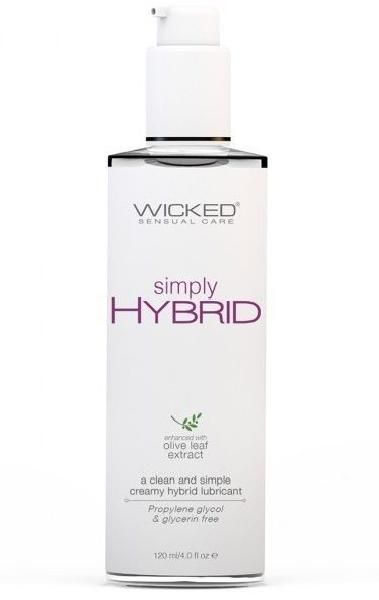 Водно-силиконовый лубрикант Wicked Simply HYBRID - 120 мл. от Wicked