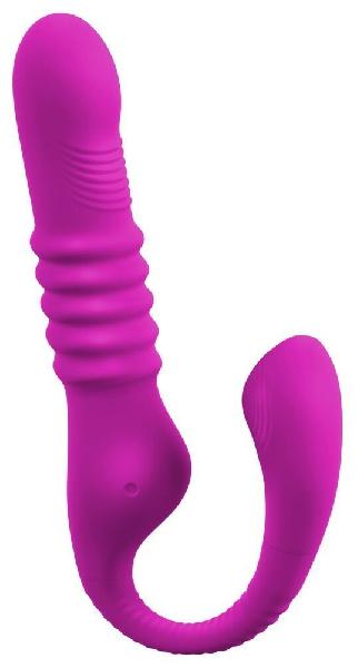 Лиловый вибратор 3 Function Vibrator с функцией фрикций и постукиванием от Orion