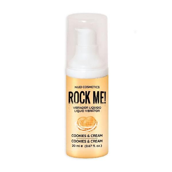 Жидкий вибратор Nuei Rock Me! с ароматом печенья и сливок - 20 мл. от Nuei cosmetics