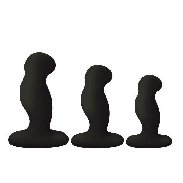 Набор из 3 черных вибровтулок Nexus G-Play+ Trio от Nexus Range